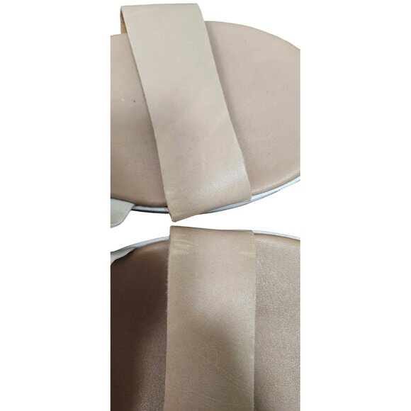 Sorel Cameron Flatform Slingback Sandal Honest Beige Chalk White Size 9.5 - Picture 4 of 11